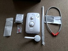 Mira Jump Electric Shower 8.5kw White Chrome Bathroom Shower Kit New Boxed