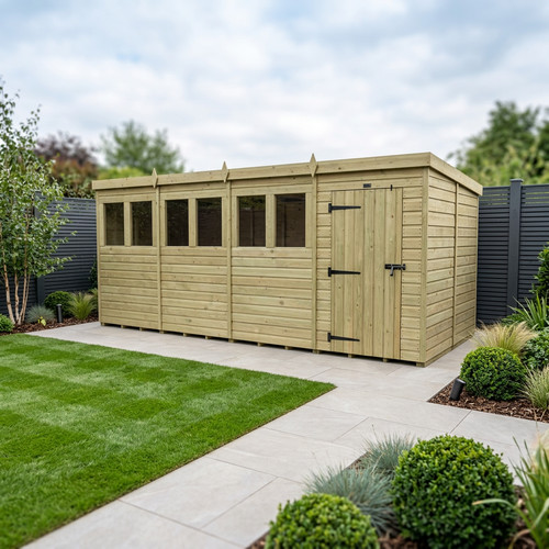 Pent shed single - 16,