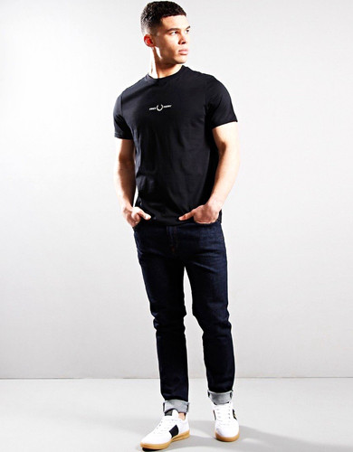 Fred perry men black - perry, cotton