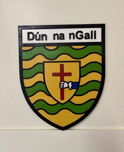 Donegal gaa crest wall art - donegal,