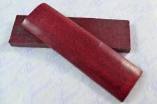 Pair of Maroon Red Burlap