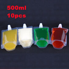10 PCS 500ml Stand-up Plastic