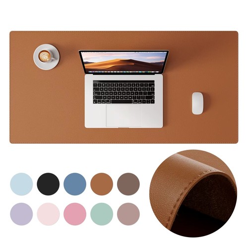 Leather desk mat non slip - mat, non-slip