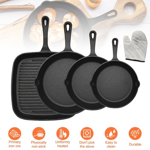 Cast iron cookware set - in,