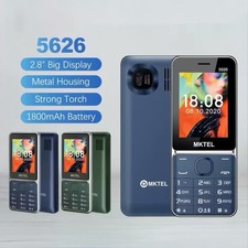 Basic Mobile Phones Classic Easy to Use Unlocked MKTEL M5626 Dual SIM Phones UK