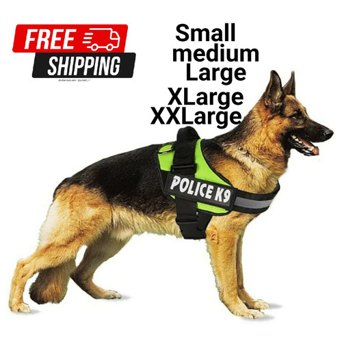 Police dog harness - dog,