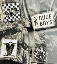 Madness Ska Pins x 4 Rude Boys
