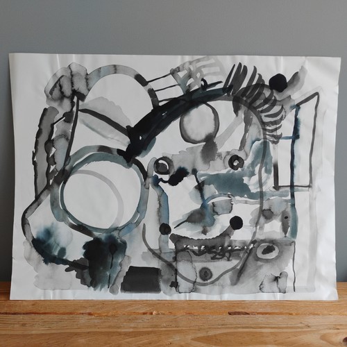 Bold abstract painting - bold,