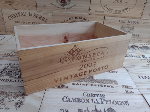 Wooden wine box crate - box,