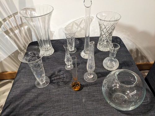 Job lot various glass - of,