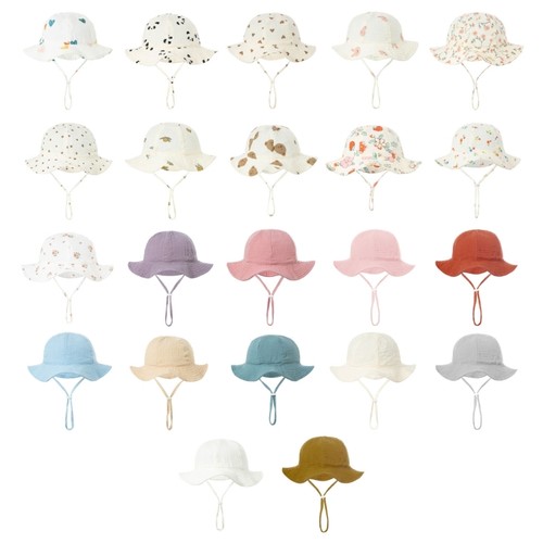 Baby girl sun - protective, hat