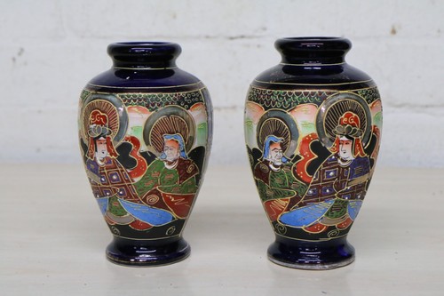 Pair japanese satsuma - a,