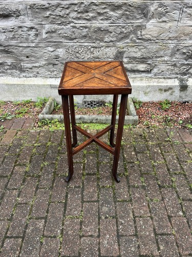 Vintage oak lamp table - , /