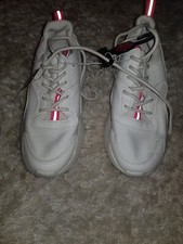 Ladies white and pink trainers
