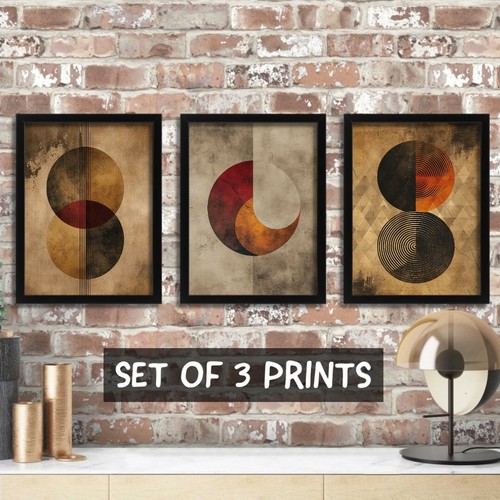 Contemporary wall art set 3 - contemporary,