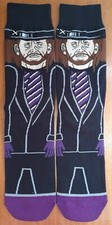 Novelty Character The Undertaker Socks Wrestler Wrestling WWF WWE Fancy Dress