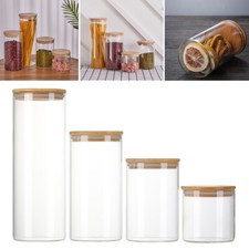 Set of 4 Glass Storage Jar