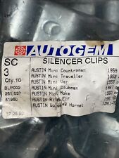 NOS AUTOGEM SC3 EXHAUST SILENCER CLIP BMC AUSTIN MINI MKI CAR,VAN,MOKE,ELF,HORNE