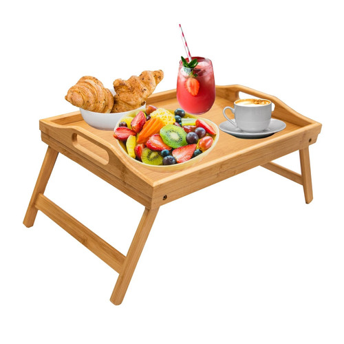 Bamboo lap tray serving - lap,