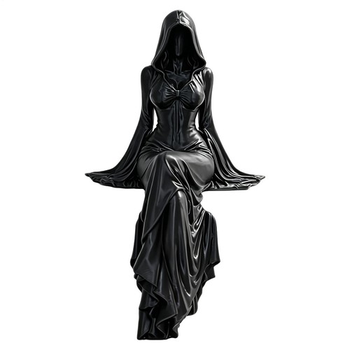 Lady reaper figurine tabletop - lady,