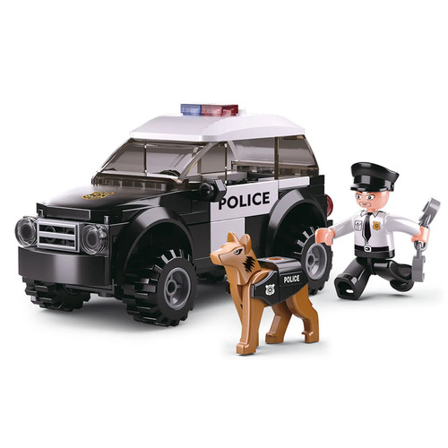 Sluban police car with - sluban,