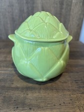 Le Creuset Artichoke  Casserole Cocotte  Stoneware Rare - 14 Oz/4 Litre