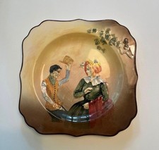 Royal Doulton Dickens Plate Sam Weller and Mrs Bardell 1938 Reg. Australia. Mint