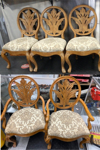 Vintage chairs set 5 - vintage,