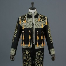 Men Spanish Matador Toreador Spain Bull Fighter Prince Costume Fancy Dress