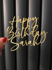 CAKE TOPPER PERSONALISED NAME