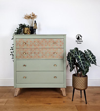 Green mid-century vintage