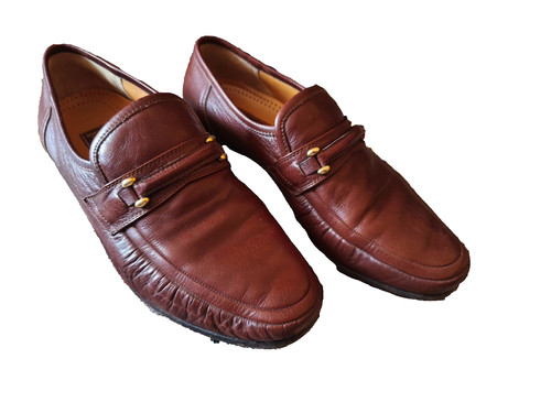 Peron brown leather handmade - peron,