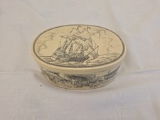 Vintage Faux  Scrimshaw Resin