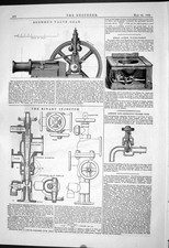 Old 1882 Bremme Valve Gear Pedal Action Water-Closet Binary Injector Victorian
