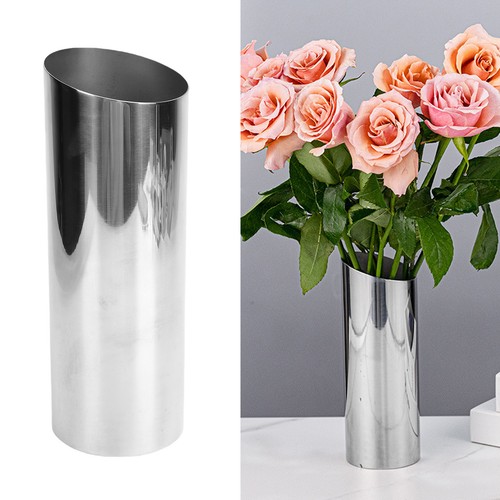 New cylinder vase silver - cylinder, color