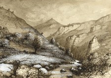 Mountain Valley Landscape -