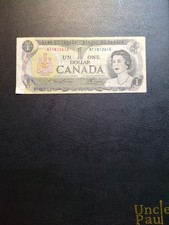 Vintage 1 Canadian dollar bill