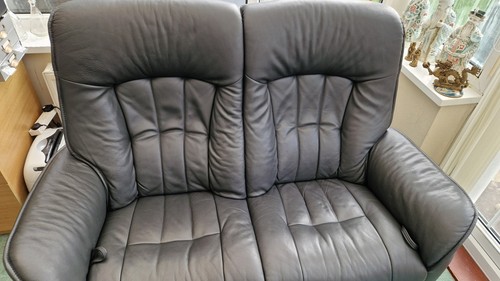 Himolla leather sofa seater - leather,