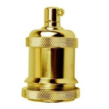 Vintage Brass E27 Pendant