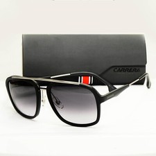 Carrera Black GradientSunglasses Smoke Square Pilot Mens Designer 133/S TI79O