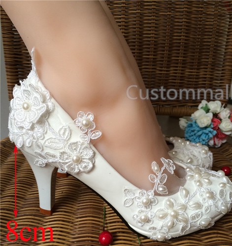 Wedding pearl lace flower prom - wedding,
