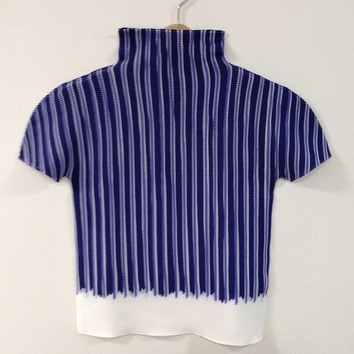 Issey miyake blue striped - issey,