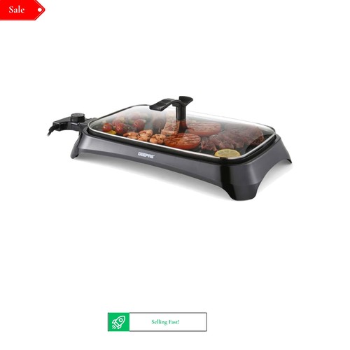 Electric barbecue grill 1 - electric, 2-in-1