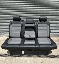 VW T6 T5 Transporter Caravelle Triple Rear Seat/Bed In Full Leather Palladium