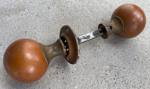 Old vintage brass - brass, knobs