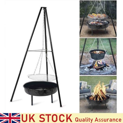 Tripod fire pit bbq bowl - 1.5m,