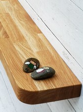 Solid OAK wood floating Mantel