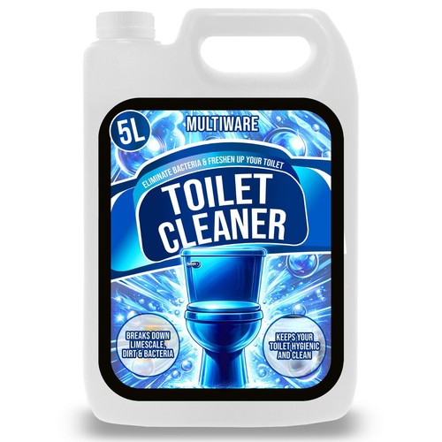 Blue toilet cleaner chemical - blue,