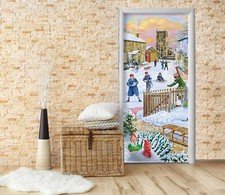 3D Winter Games B2649 Door Wall Mural Photo Wall Sticker Decal Trevor Mitchell