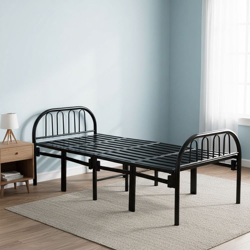 Folding single bedframe - folding,